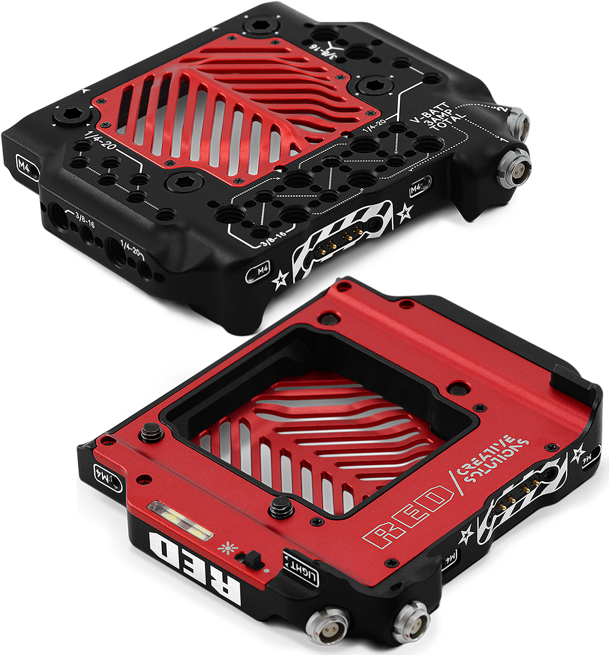 Battery Plate for V-RAPTOR ＆ I/O Module Battery Plate for RED V-RAPTOR / KOMODO-X | Tilta